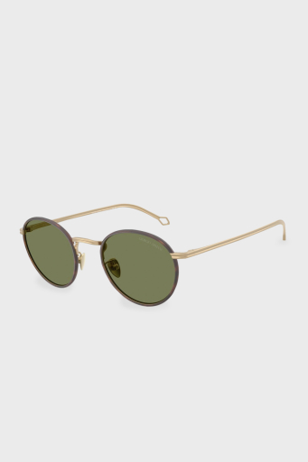 Giorgio Armani Güneş Erkek Gözlük 0AR6163J 30022A 49 Mat Soluk Altın-Yeşil - 1