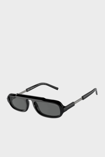 Giorgio Armani Güneş Erkek Gözlük 0AR8203 587587 51 KOYU GRİ-SİYAH - 5