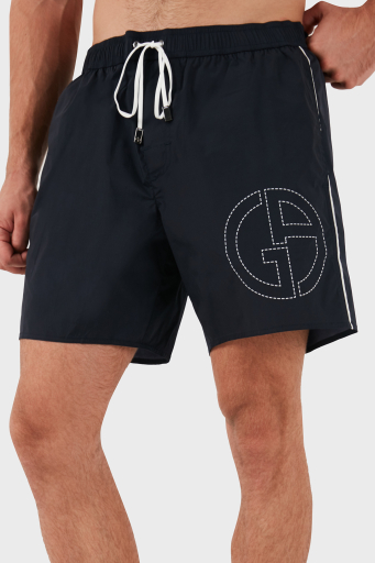 Giorgio Armani Logolu Regular Fit Cepli Erkek Mayo Short 200385 3F919 00136 LACİVERT - 6