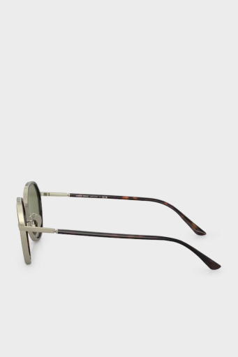 Giorgio Armani Oval Güneş Erkek Gözlük 0AR6144 30022A 49 Mat Uçuk Altın-Yeşil - 2