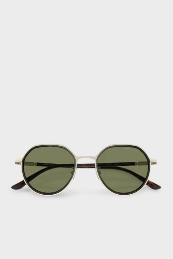 Giorgio Armani Oval Güneş Erkek Gözlük 0AR6144 30022A 49 Mat Uçuk Altın-Yeşil - 8
