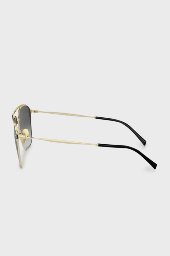 Giorgio Armani Polarize Oval Güneş Erkek Gözlük 0AR6154 3013T3 57 Soluk Altın-Gradyan Gri Polari - 2