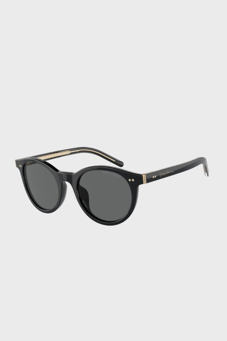 Giorgio Armani Yuvarlak Güneş Bayan Gözlük 0AR8199U 587587 50 SİYAH-KOYU GRİ - 1