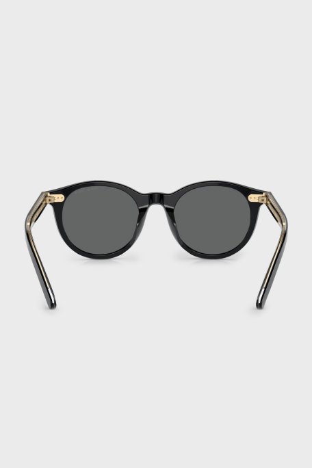 Giorgio Armani Yuvarlak Güneş Bayan Gözlük 0AR8199U 587587 50 SİYAH-KOYU GRİ - 4
