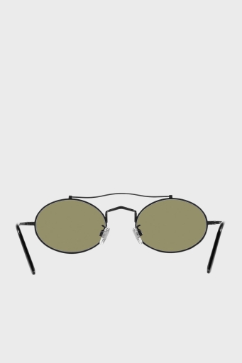 Giorgio Armani Yuvarlak Güneş Erkek Gözlük 0AR115SM 300114 51 Mat Siyah-Yeşil - 4