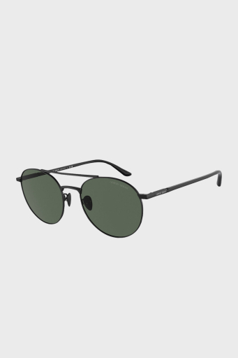 Giorgio Armani Yuvarlak Güneş Erkek Gözlük 0AR6156 300171 54 Mat Siyah-Koyu Yeşil - 2