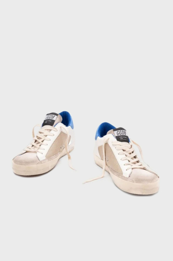 Golden Goose Deri Eskitme Detaylı Sneaker Erkek Ayakkabı GMF00103.F006815.15708 BEJ - 2