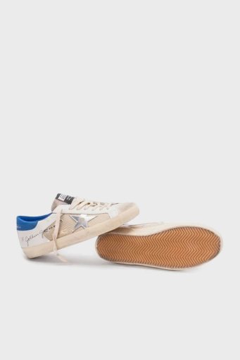 Golden Goose Deri Eskitme Detaylı Sneaker Erkek Ayakkabı GMF00103.F006815.15708 BEJ - 4