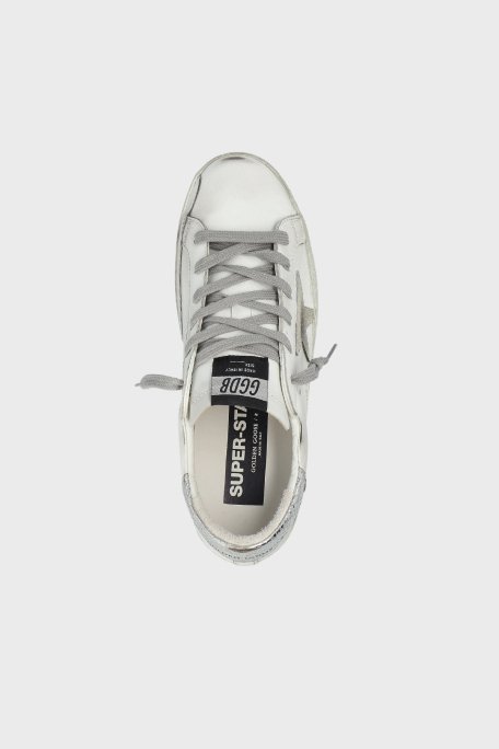 Golden Goose Hakiki Deri Eskitme Görünümlü Sneaker Bayan Ayakkabı GWF00101.F000861.10417 BEYAZ - 5