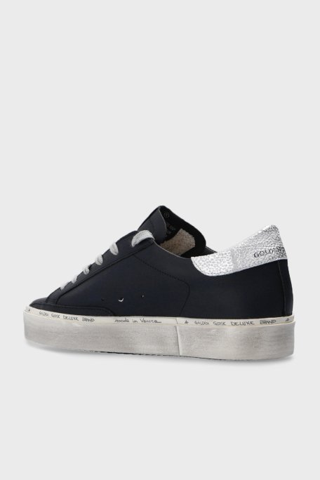 Golden Goose Hakiki Deri Sneaker Bayan Ayakkabı GWF00118.F000328.90179 SİYAH - 8