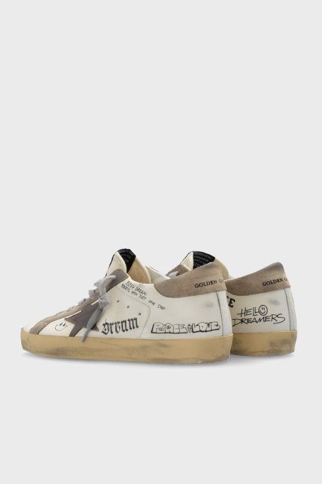 Golden Goose Logolu Hakiki Deri Sneaker Bayan Ayakkabı GWF00101.F006231.11940 BEYAZ - 5