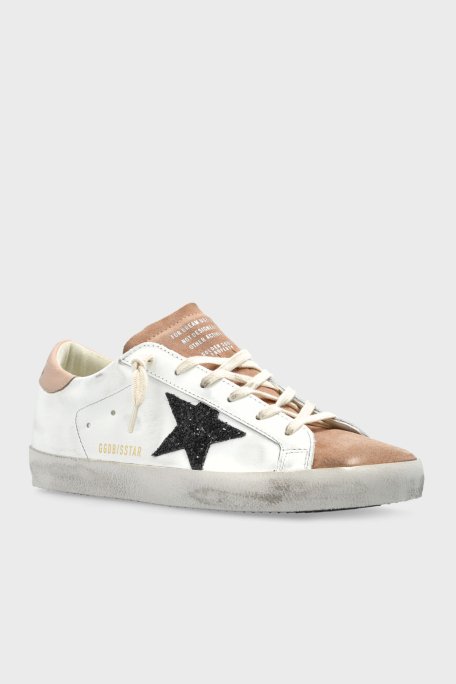 Golden Goose Logolu Hakiki Deri Sneaker Bayan Ayakkabı GWF00101.F006876.12170 BEYAZ - 3