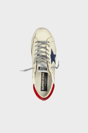 Golden Goose Logolu Hakiki Deri Sneaker Erkek Ayakkabı GMF00101.F006839.10317 BEYAZ - 5