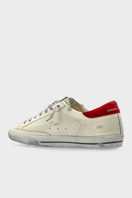 Golden Goose Logolu Hakiki Deri Sneaker Erkek Ayakkabı GMF00101.F006839.10317 BEYAZ - 4