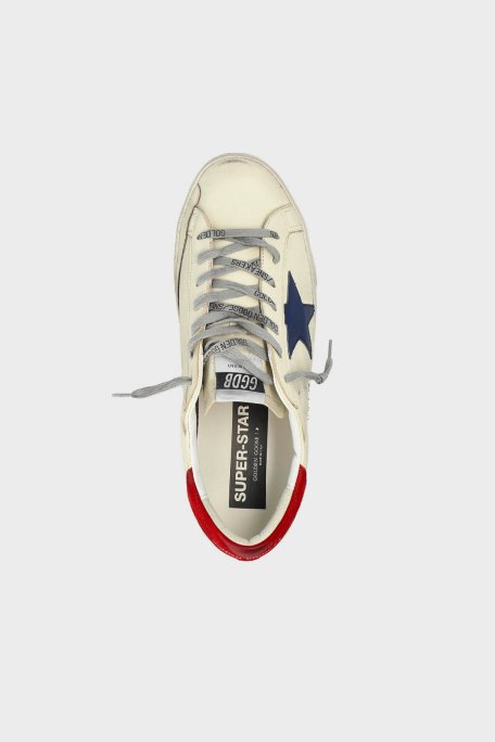 Golden Goose Logolu Hakiki Deri Sneaker Erkek Ayakkabı GMF00101.F006839.10317 BEYAZ - 5