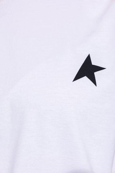 Golden Goose Pamuklu Regular Fit Bayan T Shirt GWP01220.P000593.10364 BEYAZ - 2