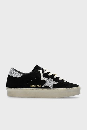 Golden Goose Simli Hakiki Deri Kalın Tabanlı Sneaker Bayan Ayakkabı GWF00118.F006389.90179 SİYAH - 6