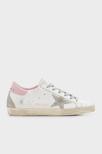 Golden Goose Vintage Hakiki Deri Sneaker Bayan Ayakkabı GWF00102.F002569.10914 BEYAZ - 1