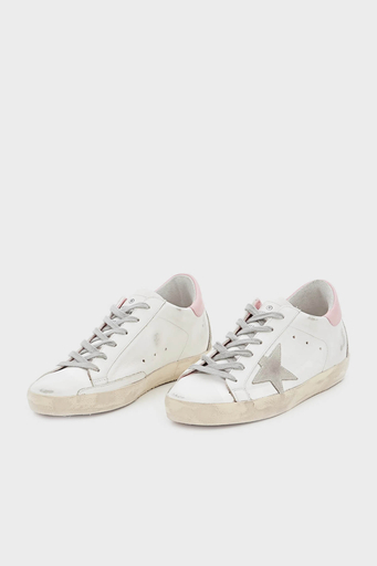 Golden Goose Vintage Hakiki Deri Sneaker Bayan Ayakkabı GWF00102.F002569.10914 BEYAZ - 3