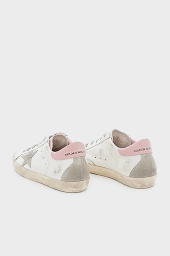 Golden Goose Vintage Hakiki Deri Sneaker Bayan Ayakkabı GWF00102.F002569.10914 BEYAZ - 5