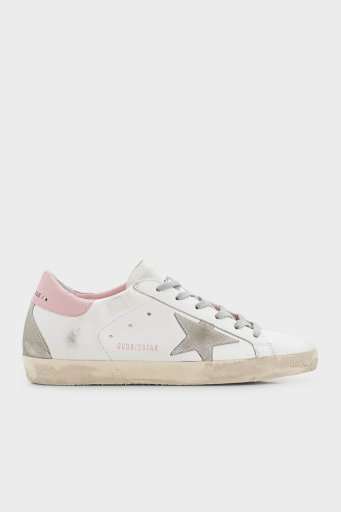 Golden Goose Vintage Hakiki Deri Sneaker Bayan Ayakkabı GWF00102.F002569.10914 BEYAZ - 1