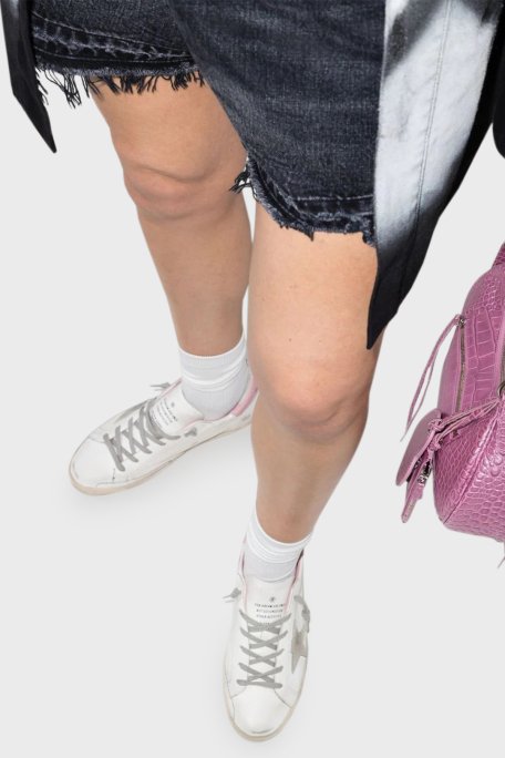 Golden Goose Vintage Hakiki Deri Sneaker Bayan Ayakkabı GWF00102.F002569.10914 BEYAZ - 2