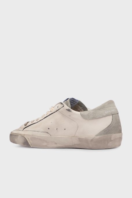 Golden Goose Vintage Hakiki Deri Sneaker Erkek Ayakkabı GMF00102.F005359.11166 EKRU - 2