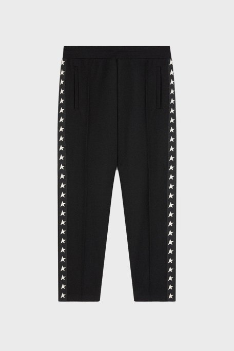 Golsen Goose Yanları Yıldız Şeritli Jogger Erkek Pantolon GMP00877.P000521.80203 SİYAH - 4