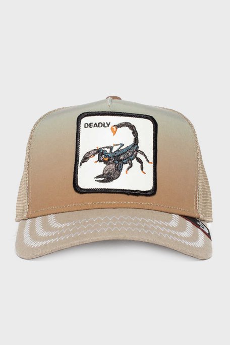 Goorin Bros 101-0367 Get Over Here Animal Desenli Unisex Şapka 1010367 BEJ - 1