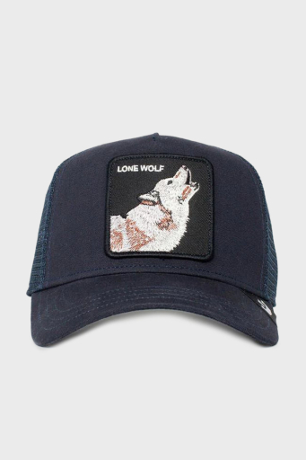 Goorin Bros 101-0389 The Lone Wolf File Detaylı Animal Desenli Unisex Şapka 1010389 LACİVERT - 1