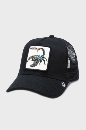 Goorin Bros Deadliest Scorpion Animal Figürlü File Detaylı Unisex Şapka 1011687 SİYAH - 2