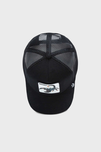 Goorin Bros Deadliest Scorpion Animal Figürlü File Detaylı Unisex Şapka 1011687 SİYAH - 5