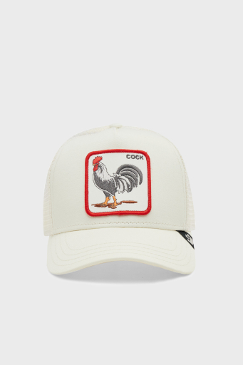 Goorin Bros 101-3548 Rooster File Detaylı Animal Baskılı Unisex Şapka 1013548 BEYAZ - 6