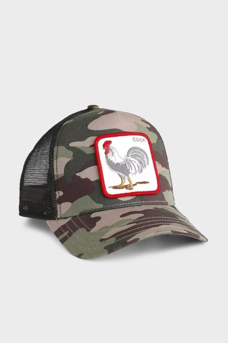 Goorin Bros 101-3548 Rooster File Detaylı Animal Baskılı Unisex Şapka 1013548 KAMUFLAJ - 1