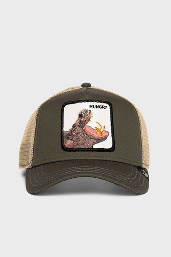 Goorin Bros Hippo Hooray Pamuklu File Detaylı Animal Desenli Unisex Şapka 1010013 YEŞİL - 1