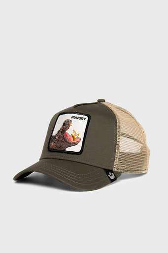 Goorin Bros Hippo Hooray Pamuklu File Detaylı Animal Desenli Unisex Şapka 1010013 YEŞİL - 2