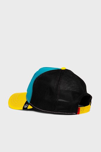 Goorin Bros Iguana Party File Detaylı Animal Desenli Unisex Şapka 1010167 MAVİ-SARI - 3