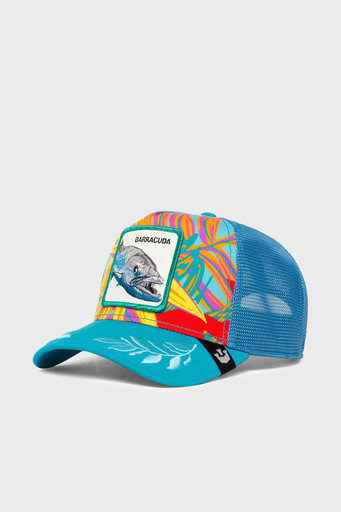 Goorin Bros 101-0588 Ooh Barracuda File Detaylı Animal Desenli Unisex Şapka 1010588 MAVİ - 2
