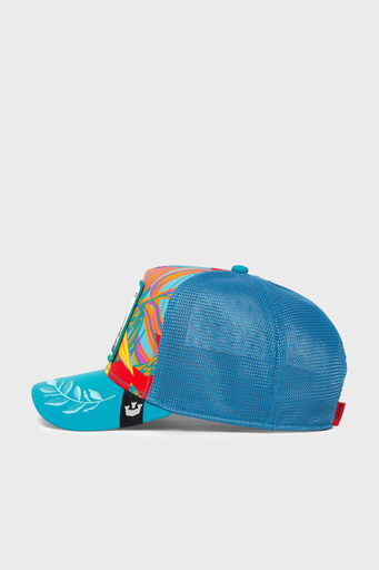Goorin Bros 101-0588 Ooh Barracuda File Detaylı Animal Desenli Unisex Şapka 1010588 MAVİ - 3