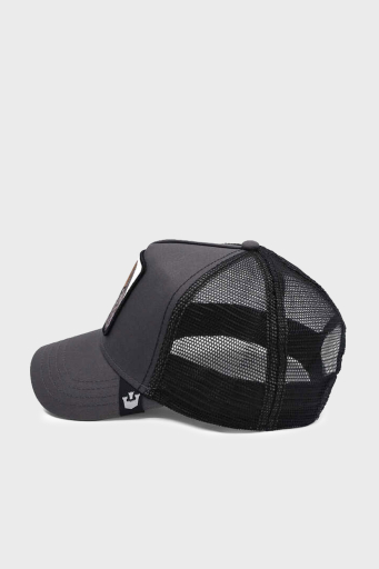 Goorin Bros Primal Pamuklu File Detaylı Animal Desenli Unisex Şapka 1010202 GRİ - 3
