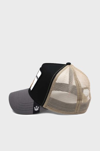 Goorin Bros 101-0382 The Bad Boy File Detaylı Animal Desenli Unisex Şapka 1010382 SİYAH-GRİ - 3