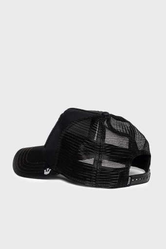 Goorin Bros 101-0528 The Fox Pamuklu File Detaylı Animal Desenli Unisex Şapka 1010528 SİYAH - 3