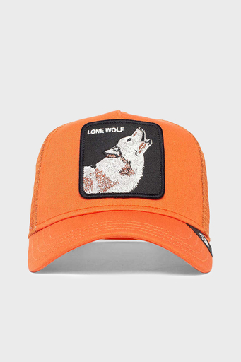 Goorin Bros The Lone Wolf Pamuklu File Detaylı Animal Desenli Unisex Şapka 1010389 TURUNCU - 1