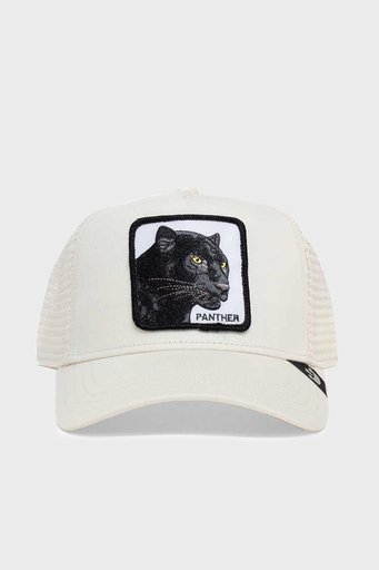 Goorin Bros The Panther Pamuklu File Detaylı Animal Desenli Unisex Şapka 1010381 BEYAZ - 1