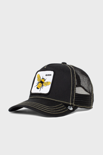 Goorin Bros The Queen Bee Pamuklu File Detaylı Animal Desenli Unisex Şapka 1010391 SİYAH - 2