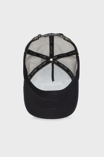 Goorin Bros The Queen Bee Pamuklu File Detaylı Animal Desenli Unisex Şapka 1010391 SİYAH - 5