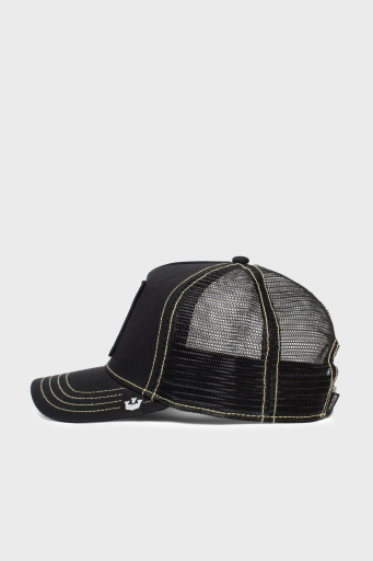Goorin Bros The Queen Bee Pamuklu File Detaylı Animal Desenli Unisex Şapka 1010391 SİYAH - 8