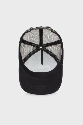 Goorin Bros The Queen Bee Pamuklu File Detaylı Animal Desenli Unisex Şapka 1010391 SİYAH - 10