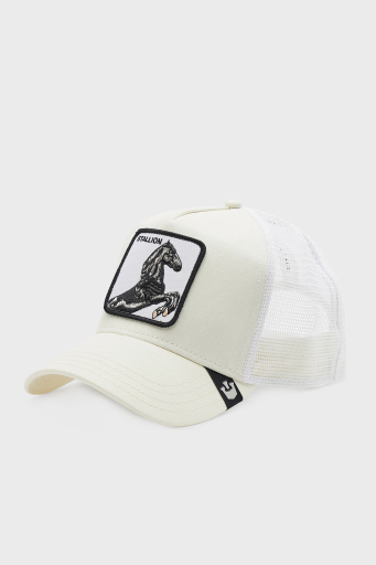 Goorin Bros 101-0393 The Stallion Pamuklu File Detaylı Animal Desenli Unisex Şapka 1010393 BEYAZ - 2