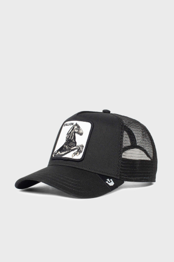 Goorin Bros 101-0393 The Stallion Pamuklu File Detaylı Animal Desenli Unisex Şapka 1010393 SİYAH - 7
